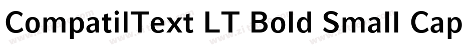 CompatilText LT Bold Small Caps字体转换